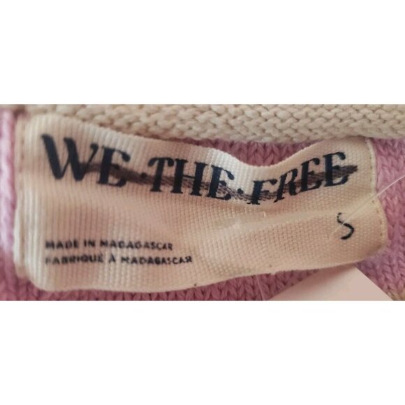 NEW WE THE FREE CROSSROADS  PULLOVER SMALL PINK - Picture 8 of 9